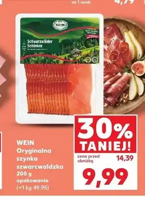 Kaufland Oryginalna szynka szwarcwaldzka Wein oferta