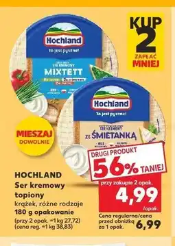 Kaufland Ser kremowy topiony krążek Hochland Mixtett oferta