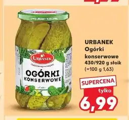 Kaufland Ogórki konserwowe Urbanek oferta