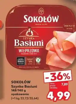Kaufland Szynka wieprzowa Basiuni Sokołów oferta