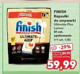 Kaufland Kapsułki do zmywarki Finish Ultimate Plus Lemon oferta