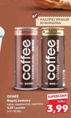Kaufland Napój kawowy Cappuccino Oshee Coffee Vitamin oferta