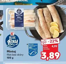 Kaufland Mintaj filet bez skóry Blue Bay oferta