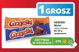 Kaufland Wafel Grześki kakaowy w czekoladzie deserowej oferta