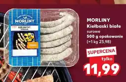 Kaufland Kiełbaski białe surowe Morliny oferta