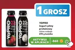 Kaufland Jogurt pitny proteinowy YoPro truskawkowy oferta