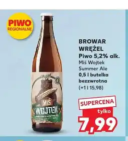Kaufland Piwo Browar Wrężel Miś Wojtek Summer Ale oferta
