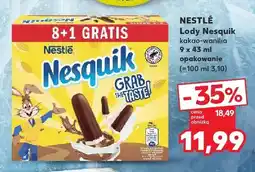 Kaufland Lody Nestlé Nesquik kakao-wanilia 9-pak oferta