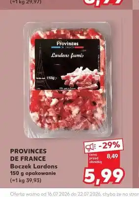 Kaufland Boczek Lardons Provinces de France oferta