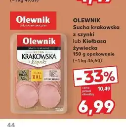 Kaufland Kiełbasa żywiecka Olewnik oferta