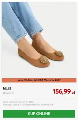 eobuwie Baleriny Mexx oferta