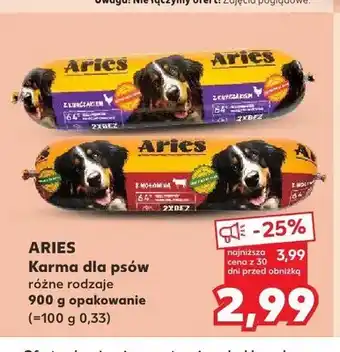 Kaufland Karma dla psów Aries oferta