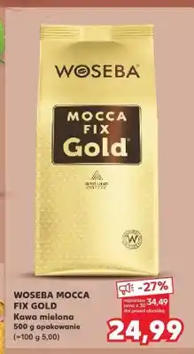 Kaufland Kawa mielona Woseba Mocca Fix Gold oferta