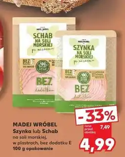 Kaufland Schab na soli morskiej Madej Wróbel oferta