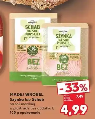 Kaufland Schab na soli morskiej Madej Wróbel oferta