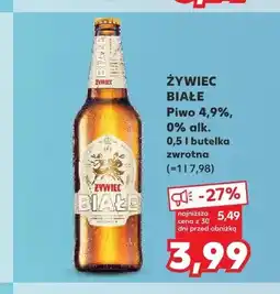 Kaufland Piwo Żywiec Białe 4,9% oferta