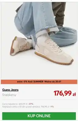 eobuwie Sneakersy Guess Jeans oferta