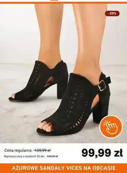 Born2be Sandały ażurowe na obcasie Vices oferta