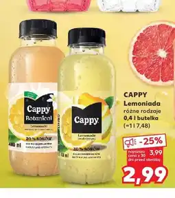 Kaufland Lemoniada Cappy Botanical oferta
