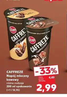 Kaufland Napój mleczny kawowy Latte Macchiato Zott Caffreze oferta