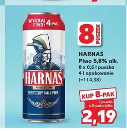 Kaufland Piwo Harnaś 8-pak oferta