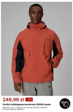 4F Kurtka trekkingowa membrana 10000 męska 4F oferta