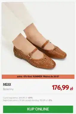 eobuwie Baleriny Mexx oferta