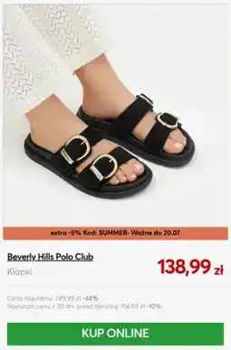 eobuwie Klapki Beverly Hills Polo Club oferta
