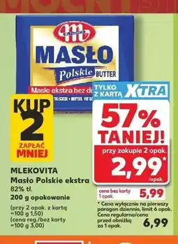 Kaufland Masło Polskie ekstra Mlekovita oferta