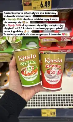 Kaufland Alternatywa dla śmietany Kasia Crema oferta