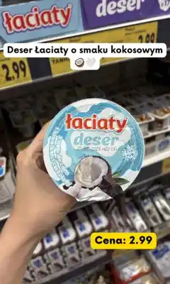 Kaufland Deser Łaciaty z nata de coco i kawałkami czekolady oferta
