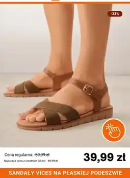 Born2be Sandały Vices na płaskiej podeszwie oferta