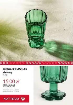 Homla Kieliszek CASSIAR zielony oferta