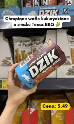 Kaufland Wafle kukurydziane Dzik Texas BBQ oferta