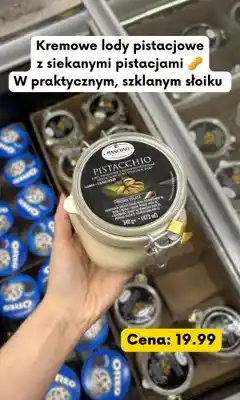 Kaufland Lody pistacjowe z siekanymi pistacjami Mancuso oferta