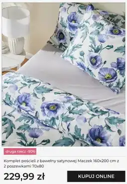Home&You Komplet pościeli z bawełny satynowej home&you Maczek oferta