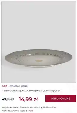 Home&You Talerz obiadowy home&you Astar z motywem geometrycznym oferta