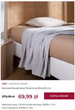 Home&You Narzuta bawełniana home&you Taromina 200x220 cm oferta