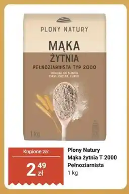 Biedronka Mąka żytnia Plony Natury Typ 2000 Pełnoziarnista oferta