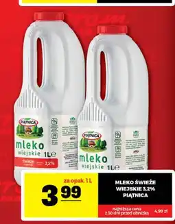 Gram Market Mleko świeże Wiejskie 3,2% Piątnica oferta