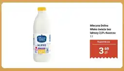 Biedronka Mleko świeże bez laktozy Mleczna Dolina 2,0% tłuszczu oferta
