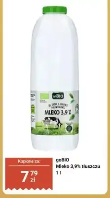Biedronka Mleko goBIO 3,9% tłuszczu oferta