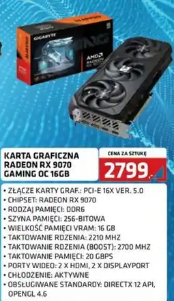 Alsen GIGABYTE KARTA GRAFICZNA RADEON RX 9070 GAMING OC 16GB oferta