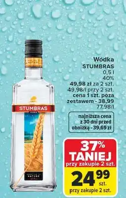 Carrefour Wódka Stumbras oferta