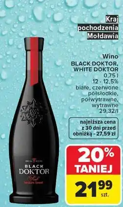 Carrefour Wino Black Doktor / White Doktor oferta