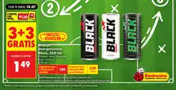 Biedronka Napój energetyczny Black oferta