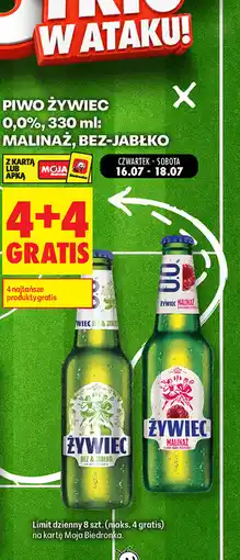 Biedronka Piwo Żywiec 0,0%, 330 ml: Malinaż, Bez-Jabłko oferta