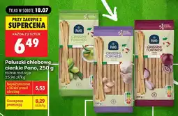 Biedronka Paluszki chlebowe cienkie Grissini Torinesi Pano z czosnkiem oferta