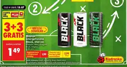 Biedronka Napój energetyczny Black Classic oferta