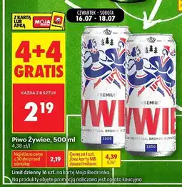 Biedronka Piwo Żywiec Premium oferta